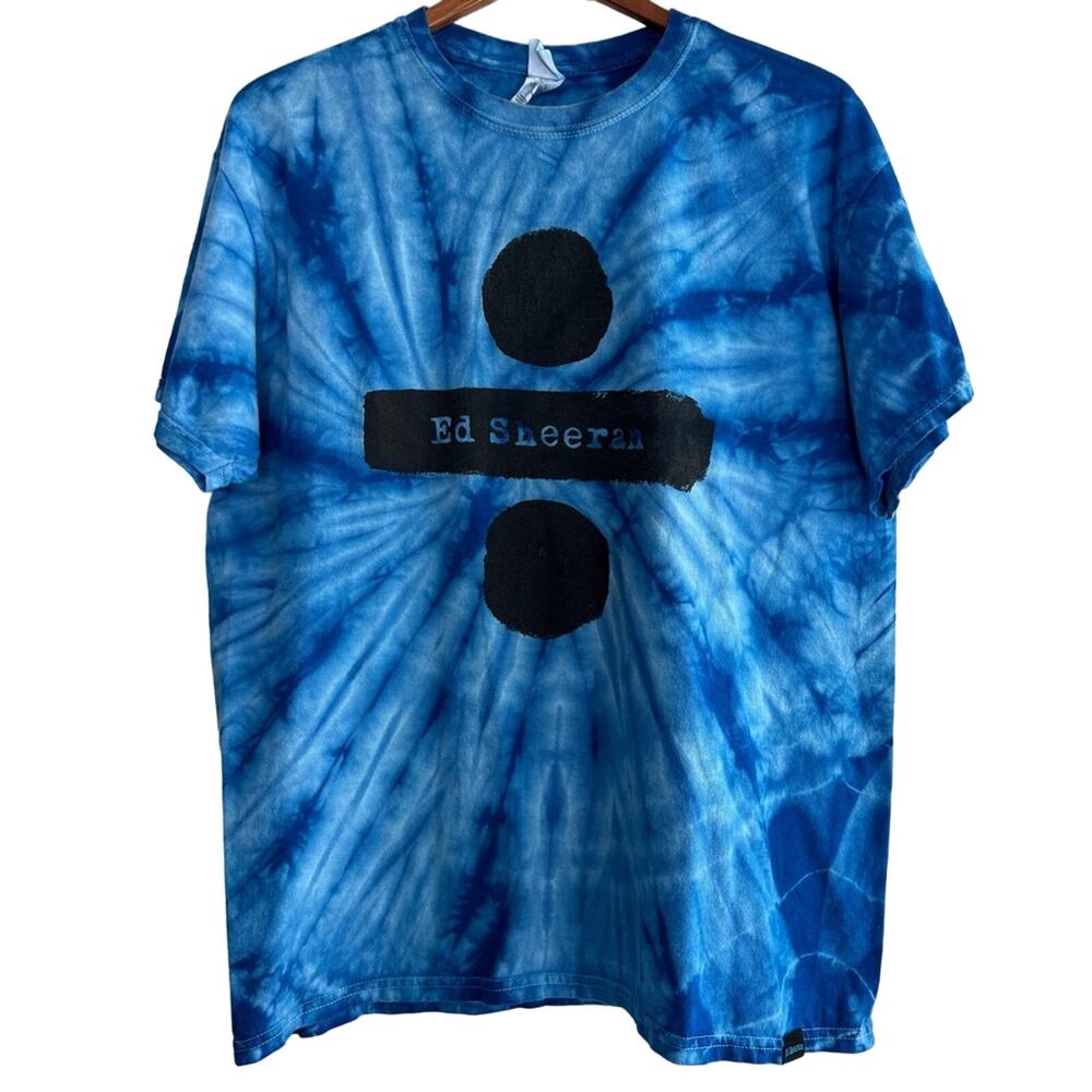 ED SHEERAN | L | Divide 2017 tie dye tour tee